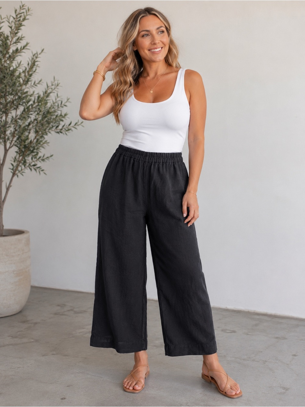 Oh My Gauze Pull On Colton Pants Size L/XL